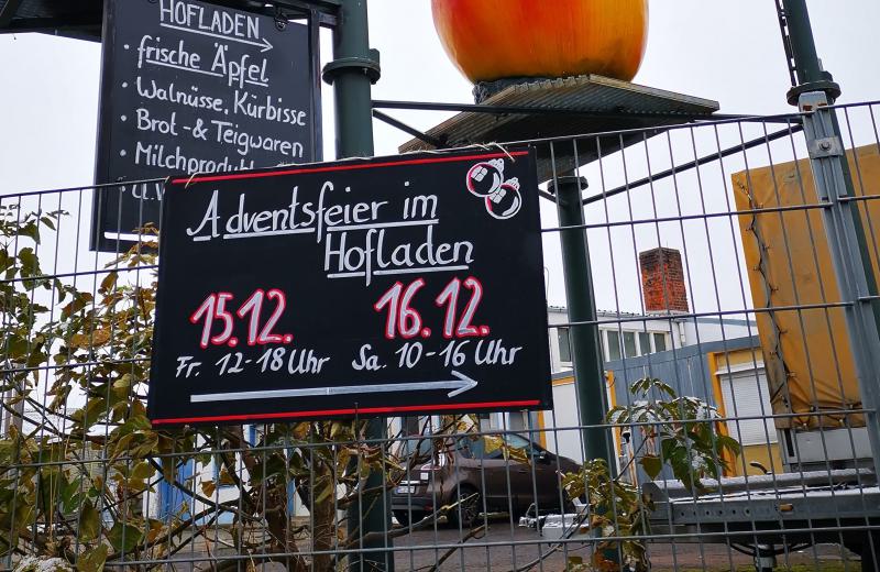 Adventsfeier im Hofladen